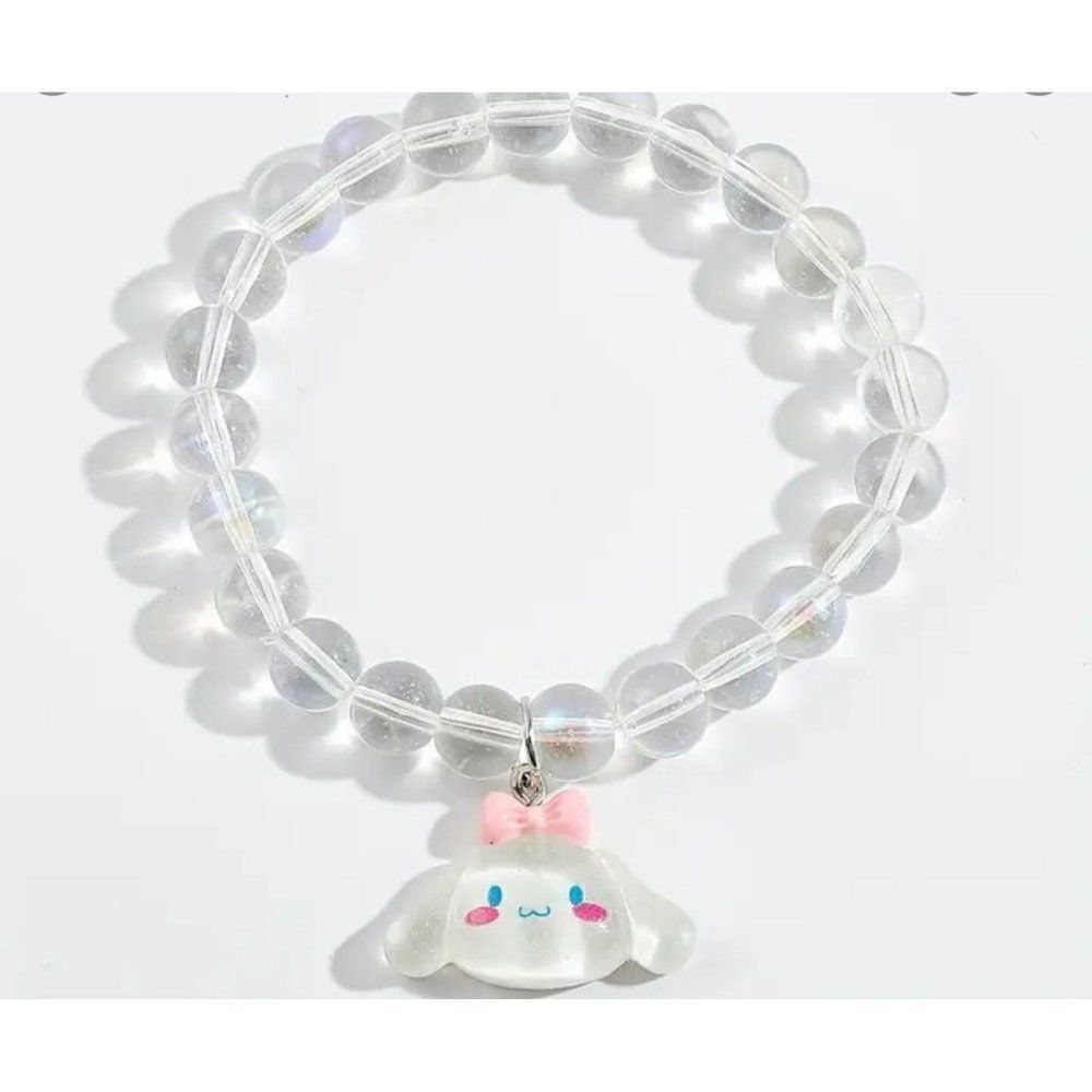 Brand New! Cinnamoroll Bead and Crystal Bracelet! So Cute and So On Trend